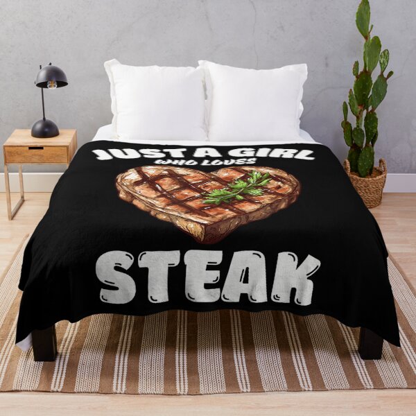 Item preview, Just A Girl Who Loves Steak Steak Lover designed and sold by JuneLisa1.