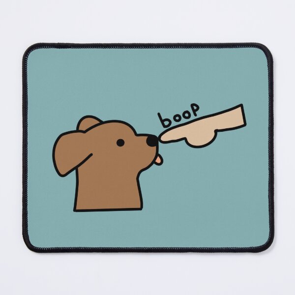 Item preview, Boop - dog getting booped on the nose - cute dog art designed and sold by aziza-doodles.