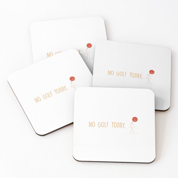 Item preview, No Golf Today Funny Silhouette Sunset Weather Moment designed and sold by ajifujpost.