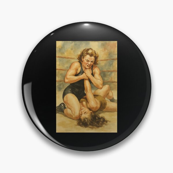 Item preview, Mildred Burke Wrestling legend designed and sold by Sarcastic designs.