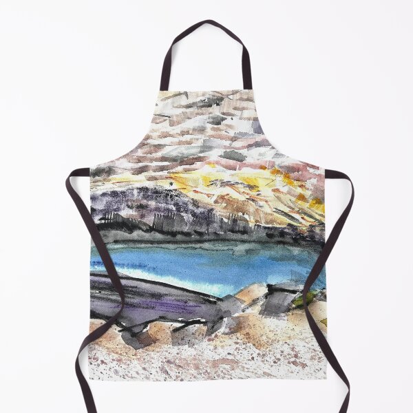 Item preview, watercolour inside the Furnas de Alxofre volcano designed and sold by nathalie renotte.