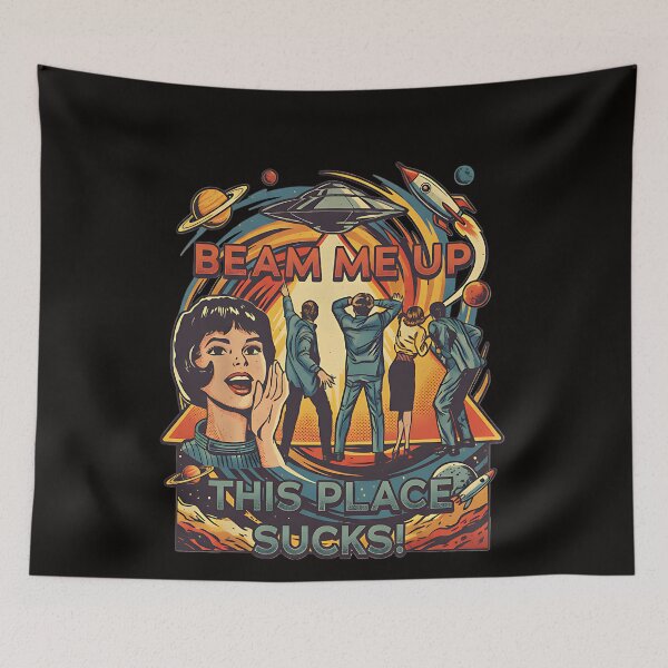 Item preview, ? Beam Me Up This Place Sucks ? designed and sold by FocusForStars22.
