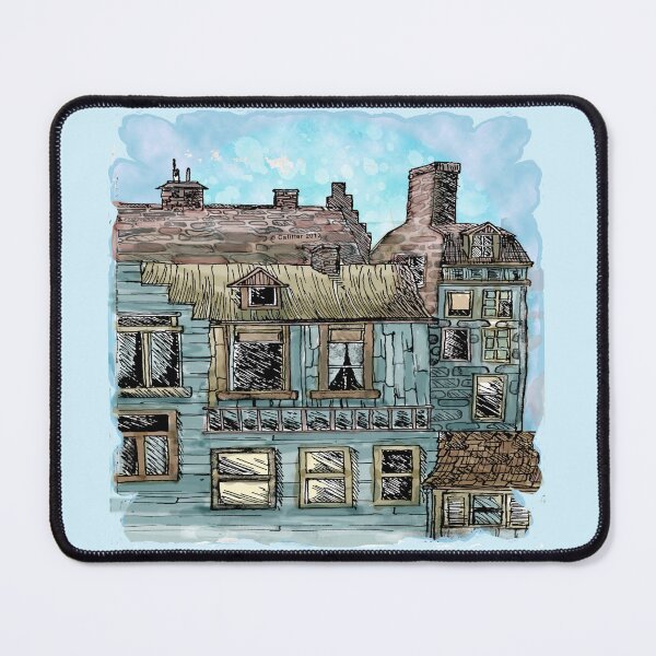 Item preview, Wharf Scene Number Two designed and sold by artmuvz.
