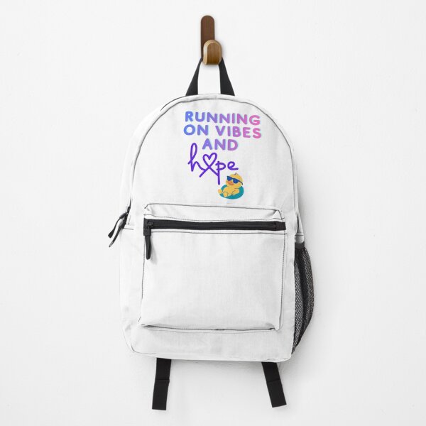 Item preview, Running On Vibes And Hope aesthetic quote designed and sold by SloganSauce.