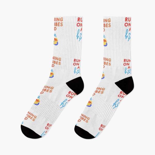Item preview, Running On Vibes And Hope trending phrase designed and sold by SloganSauce.