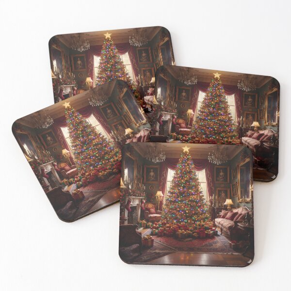 Item preview, “Grand Victorian Christmas Living Room” designed and sold by digisetumedia.