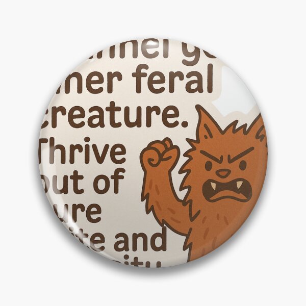 Item preview, Channel your Feral Creature designed and sold by WildFoot-Fet.