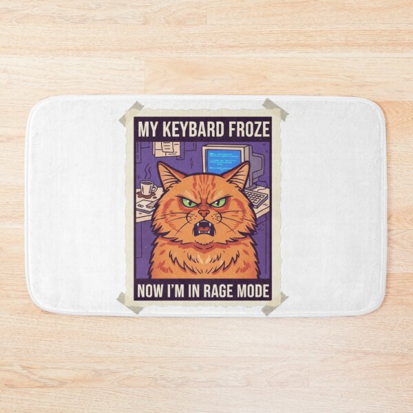 Item preview, Angry meme cat designed and sold by Kawaii Kraftz.
