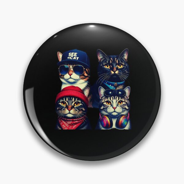 Item preview, The Cat Squad: Hip Hop Crew T-shirt|Art designed and sold by Alicjareign.