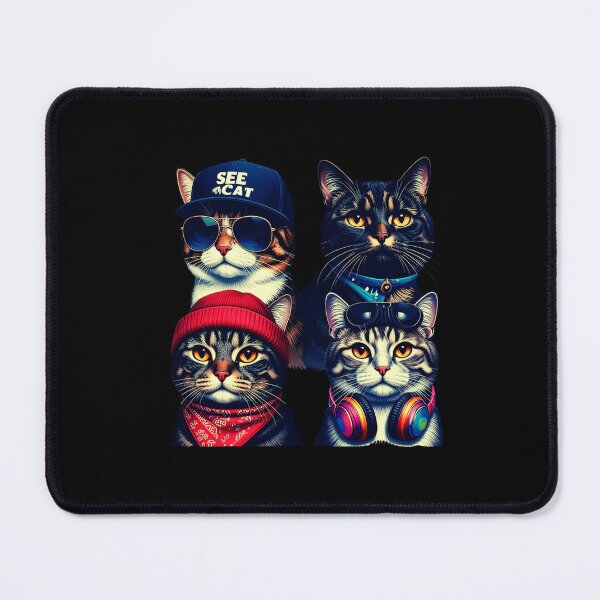 Item preview, The Cat Squad: Hip Hop Crew T-shirt|Art designed and sold by Alicjareign.