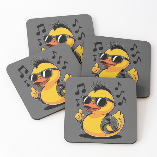 Item preview, Rockstar Rubber Duck Cool Music Design designed and sold by MonkiFlipp.
