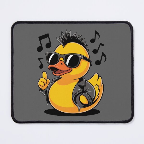 Item preview, Rockstar Rubber Duck Cool Music Design designed and sold by MonkiFlipp.