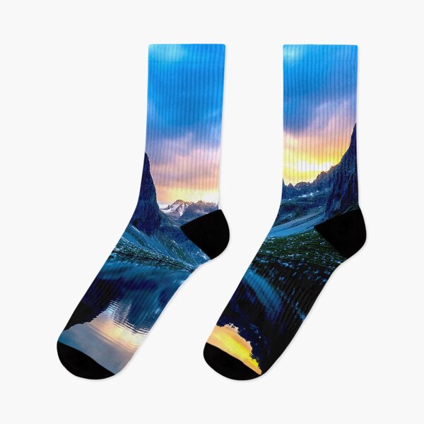 Item preview, Sunrise Reflections in Alpine Valley designed and sold by Exodoi.