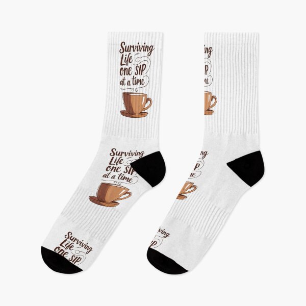Item preview, Surviving Life One Sip At Time designed and sold by SloganSauce.