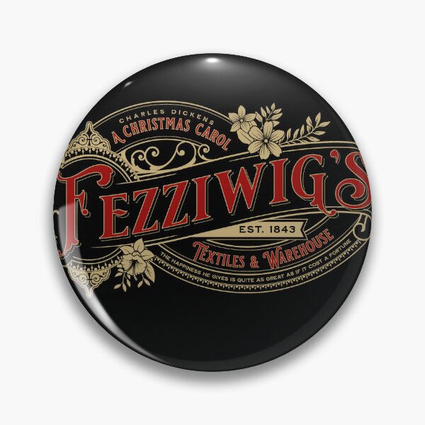 Item preview, Fezziwig’s Vintage Christmas Design, color designed and sold by SleeplessLady.