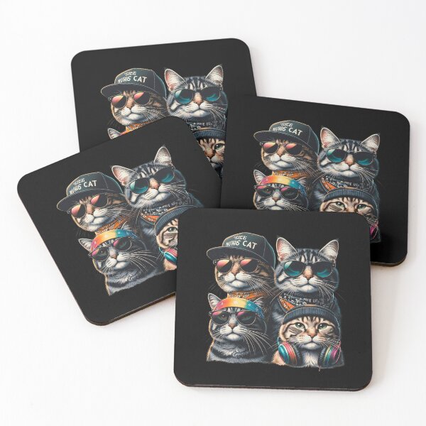 Item preview, The Cat Squad: Hip Hop Crew T-shirt|Art designed and sold by Alicjareign.