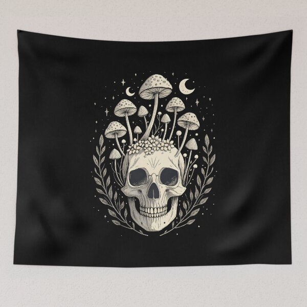 Item preview, Fungal Skull designed and sold by SolombraArt.