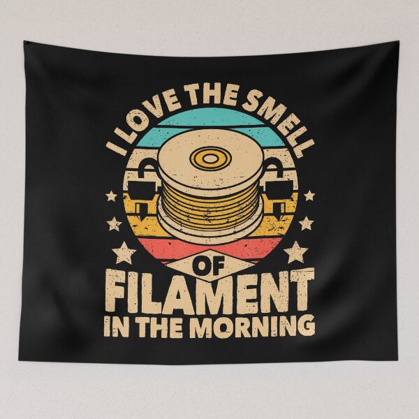 Item preview, Smell Of Filament In The Morning 3D Printer Funny Printing designed and sold by KatheWanda.