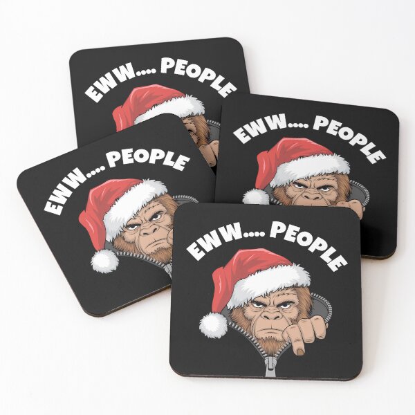 Item preview, Eww People – Anti-Social Christmas Bigfoot designed and sold by silent ocean.