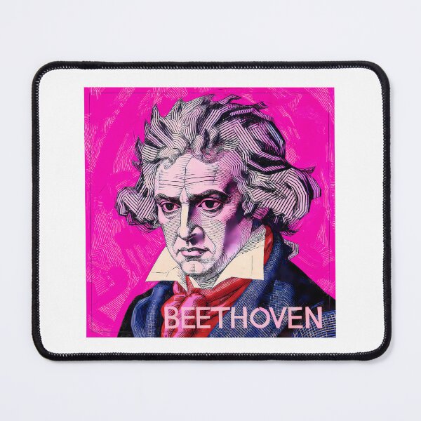 Item preview, Ludwig van Beethoven Minimal Art – Contemporary Classical Music Portrait Design designed and sold by OzzFrequency.