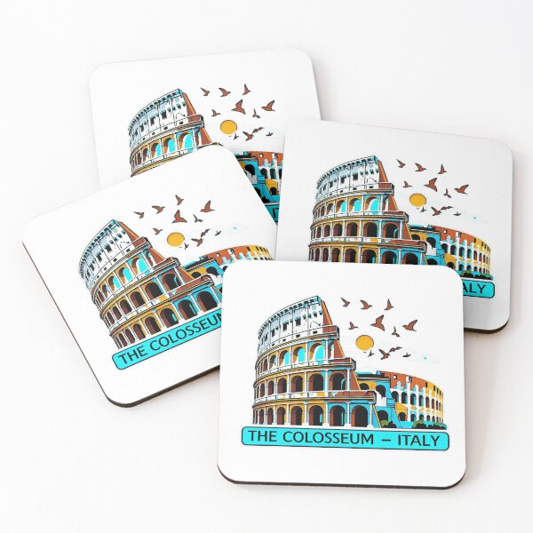Item preview, The Colosseum Italy Watercolor Sticker | Rome Travel Art Illustration designed and sold by KiValuate.