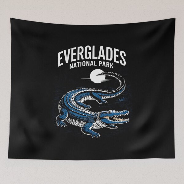 Item preview, Everglades National Park Crocodile Alligator Florida 9  designed and sold by lilLilaBatArt.
