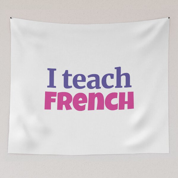 Item preview, I teach French designed and sold by Think4Prints.