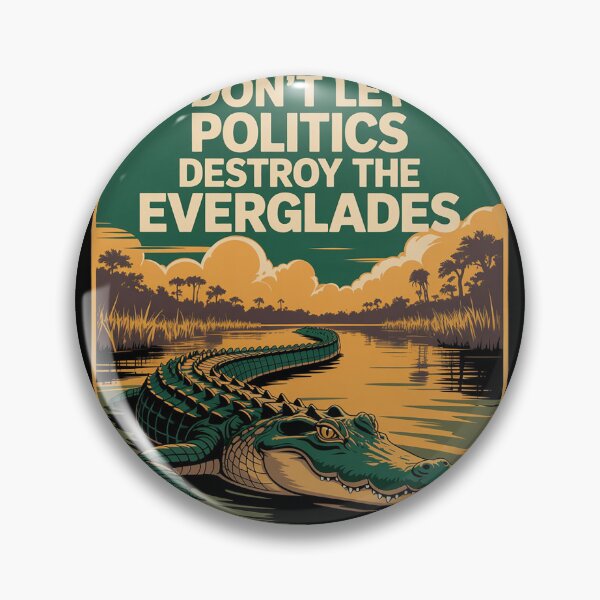 Item preview, Everglades Not a Prison Say No to Alcatraz Proposal  designed and sold by lilLilaBatArt.