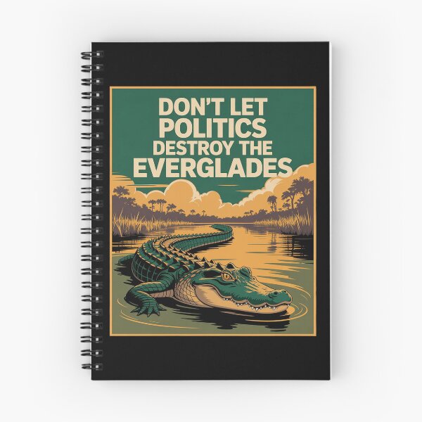 Item preview, Everglades Not a Prison Say No to Alcatraz Proposal  designed and sold by lilLilaBatArt.