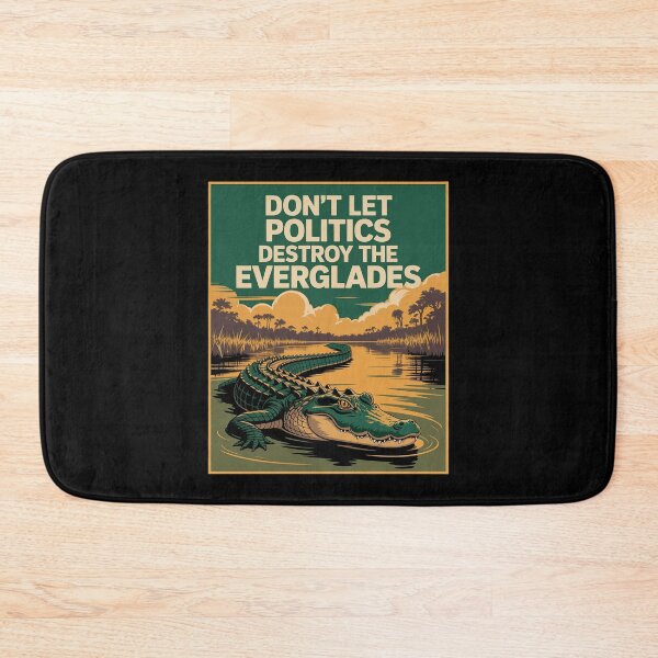 Item preview, Everglades Not a Prison Say No to Alcatraz Proposal  designed and sold by lilLilaBatArt.