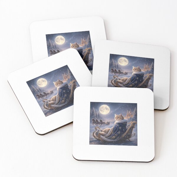 Item preview, Diuss in the Imperial Troika – Moonlit Slavic Winter Fantasy Art designed and sold by LovelyCatGalaxy.