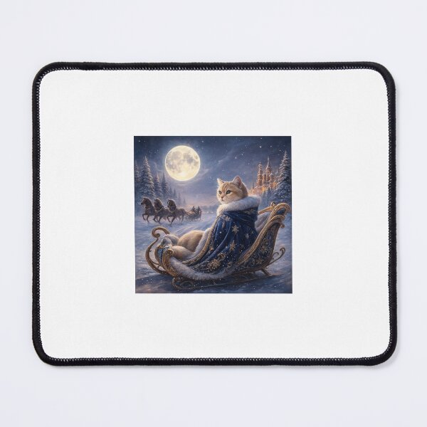 Item preview, Diuss in the Imperial Troika – Moonlit Slavic Winter Fantasy Art designed and sold by LovelyCatGalaxy.