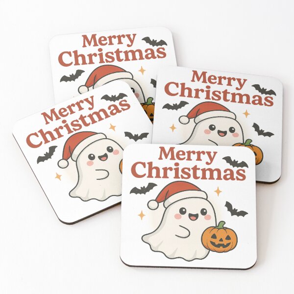 Item preview, Cute Christmas Ghost with Pumpkin designed and sold by HiteshArt111.