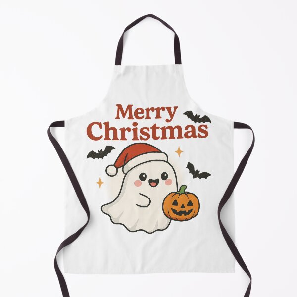 Item preview, Cute Christmas Ghost with Pumpkin designed and sold by HiteshArt111.
