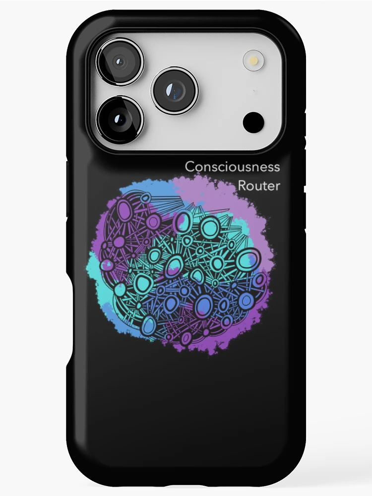 Thumbnail 1 of 4, iPhone Case, Consciousness Router designed and sold by KateQR.