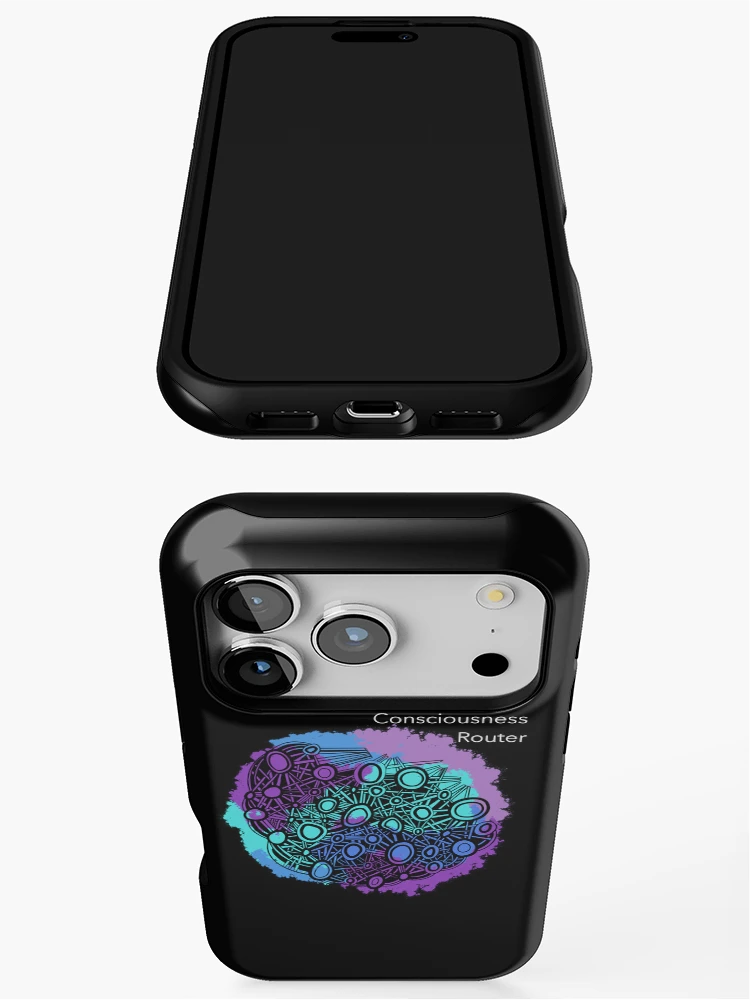 Thumbnail 3 of 4, iPhone Case, Consciousness Router designed and sold by KateQR.