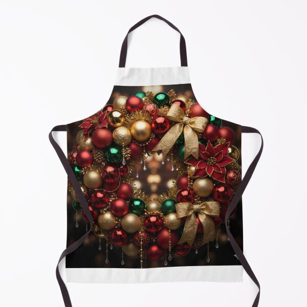 Item preview, “Luxurious Christmas Ornament Wreath Display” designed and sold by digisetumedia.