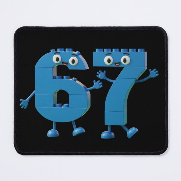 Item preview, Joyful Numbers with Blocks – Six Seven Trend Kids Illustration designed and sold by Design_Your_Day.