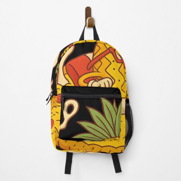 Item preview, Cool Pineapple Relaxing on Cheese Pizza – Cute Kawaii Food Design designed and sold by DrawHandArt.