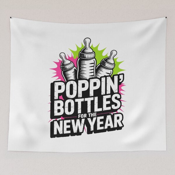 Item preview, Poppin' Bottles for the New Year designed and sold by AniArtPL.