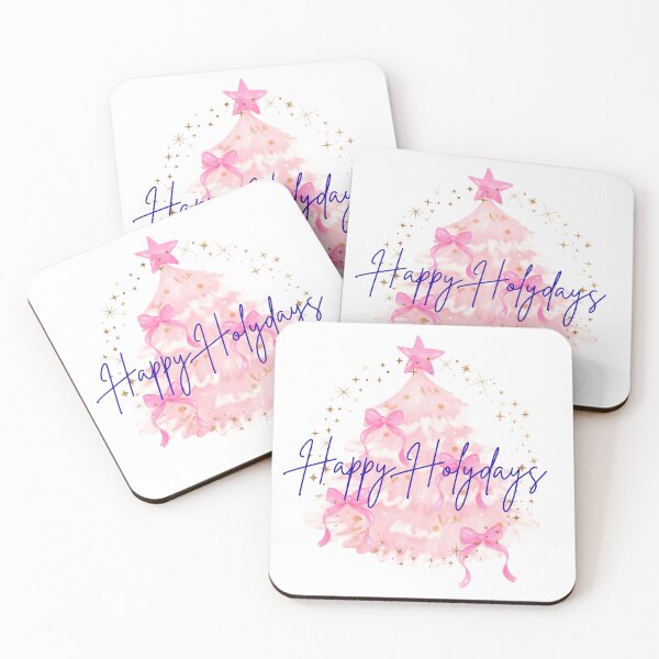 Item preview, Pink Christmas Happy Holydays Tree designed and sold by Designharmony.