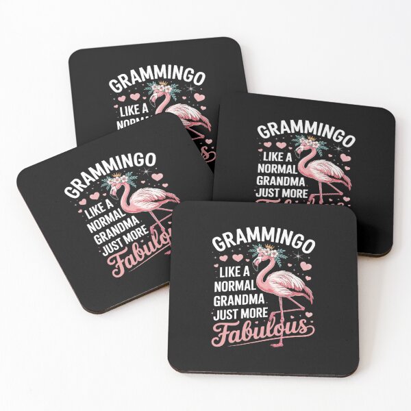 Item preview, Flamingo Grammingo like a normal Grandma Grandma  designed and sold by lilLilaBatArt.