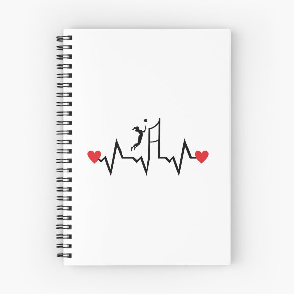 Item preview, Volleyball Heartbeat, Volleyball Player - Woman designed and sold by claudiasartwork.