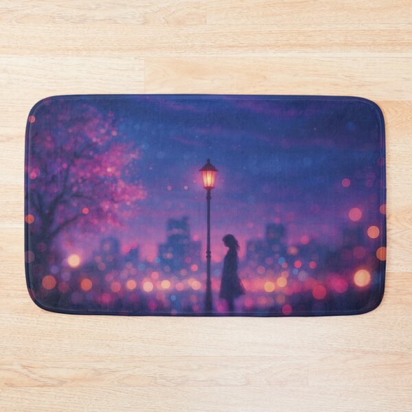 Item preview, Solitary Stroll Beneath Neon Skies designed and sold by Mindful56.