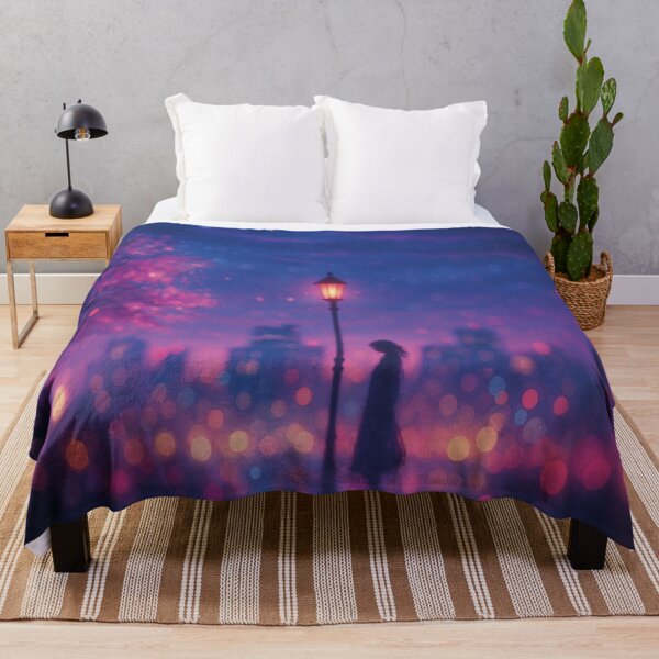 Item preview, Solitary Stroll Beneath Neon Skies designed and sold by Mindful56.