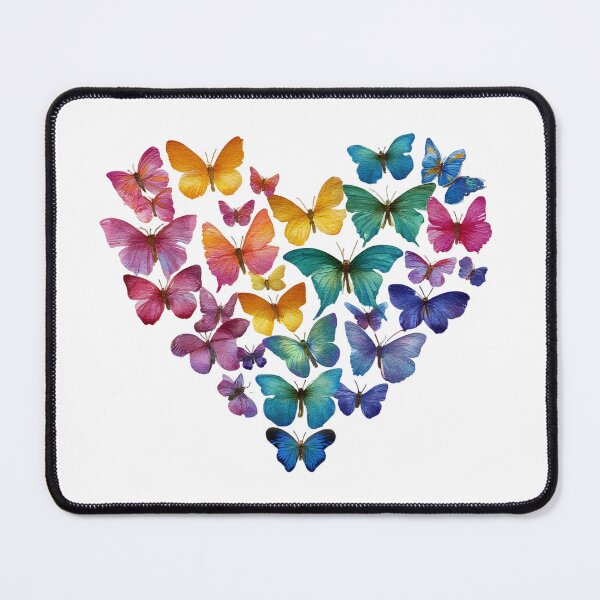 Item preview, Colorful Butterflies Heart designed and sold by MGdezigns.