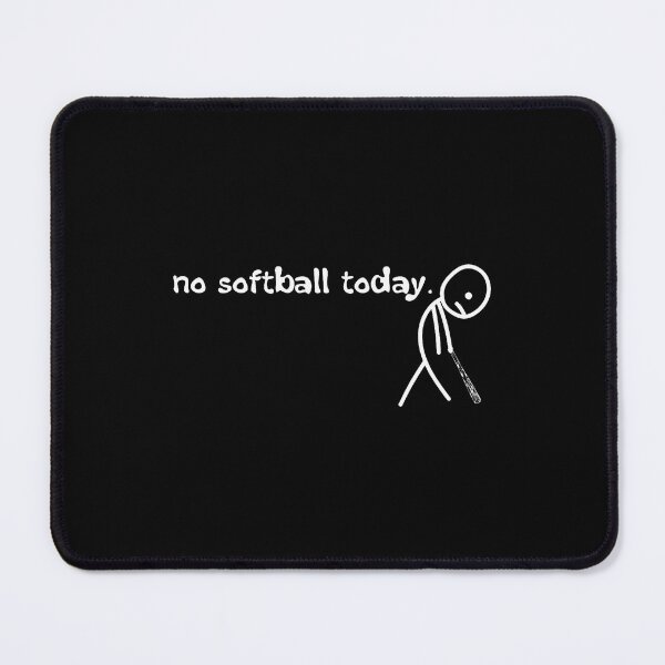Item preview, No Softball Today Funny Baseball Vibes Lovers Players designed and sold by AntoinetteKris.