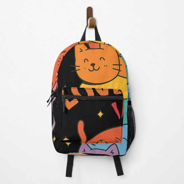 Item preview, Cute Rainbow Love Cats Stack Kawaii Colorful Cat Pride Illustration designed and sold by DrawHandArt.