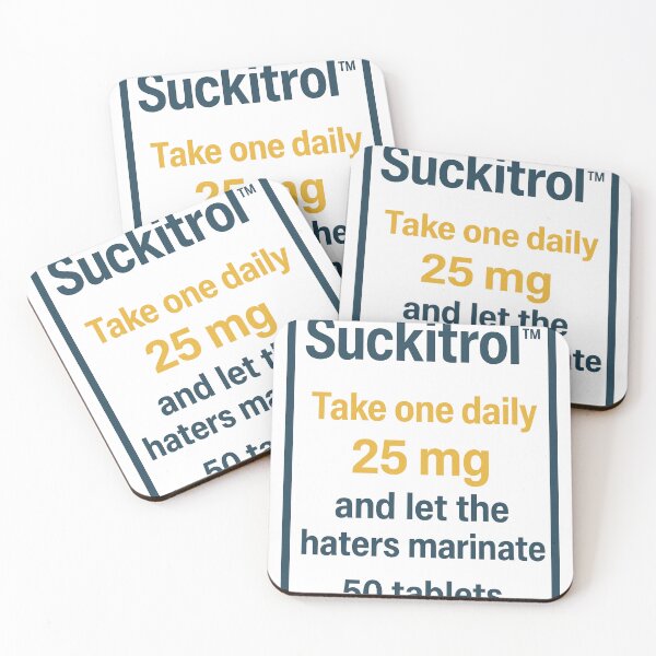 Item preview, Suckitrol, Let the haters hate designed and sold by Inappropriate Ink.