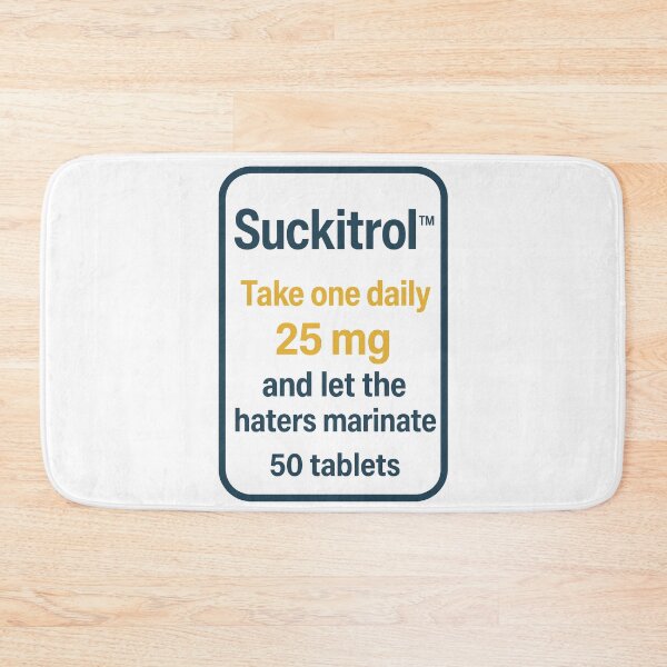 Item preview, Suckitrol, Let the haters hate designed and sold by Inappropriate Ink.